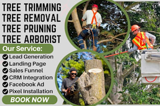 generate tree trimming tree removal leads tree pruning tree arborist leads