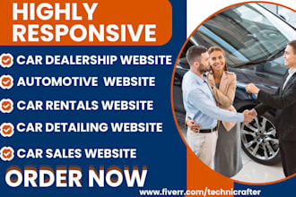 car dealership website automotive car rentals car detailing car sales website