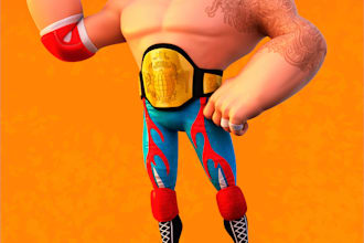 create stylized 3d characters for video games and animation
