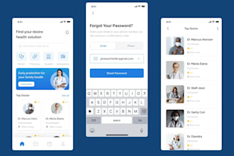 develop nurse app, hospital app, doctor app, clinic app, telemedicine app