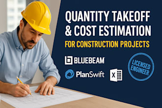 quantity takeoff, cost estimation for construction projects