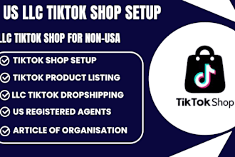 register tiktok shop llc ein number USA tiktok shop llc  for non us residents