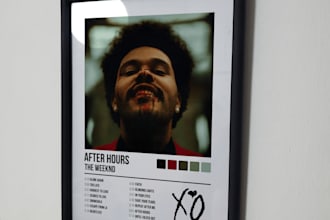 design a modern music poster