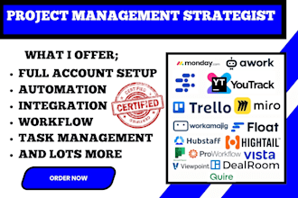 wrike monday awork scrumify youtrack trello miro float hubstaff crm automation
