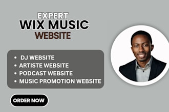 build wix website design music artists wix website redesign record labels
