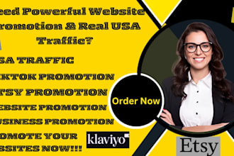 market website, business link, etsy shop using usa instagram or tiktok promotion