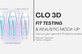 create professional 3d fashion mockups using clo3d and custom textures