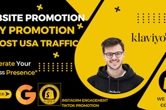 promote website, business link and etsy shop using instagram or tiktok promotion