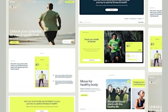 build responsive gym trainer, personal fitness workout website