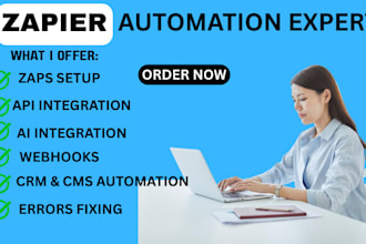 setup zapier, make com and monday com clickup workflow automation