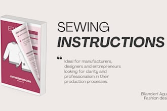 create step by step sewing manuals for your etsy sewing patterns