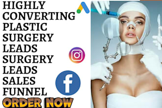 generate plastic surgery leads hot cosmetic surgery leads bbl botox leads funnel