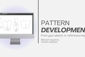 create professional sewing patterns for your designs or sketches