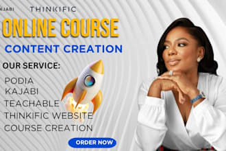 kajabi website design,podia website teacheable and thinkific