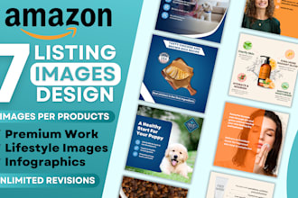 design amazon product listing images, infographics design