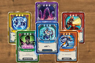 design card game custom playing cards board game template tcg trading card game