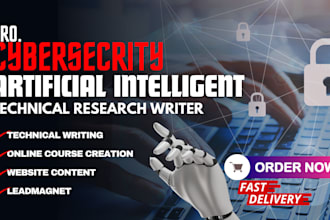 be your technical ebook, article writer on cybersecurity, ml and ai
