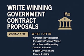 write winning government contract proposals