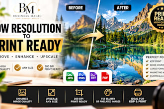prepare your low resolution images for print and KDP