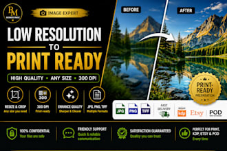prepare your low resolution images for print and KDP