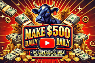 create cash cow youtube channel create and setup cash cow thumbnails cash cow