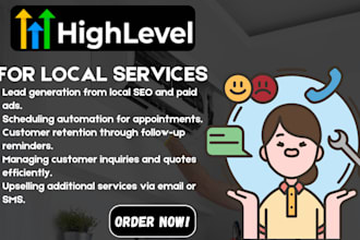 electrician gohighlevel automation, lead generation, hvac plumber paid ads, seo