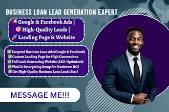 business loan lead generation ads business loan facebook ads google ads