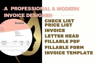create a well organized invoice for your brand