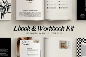 design editable german ebook canva workbook ebook create german layout templates