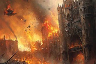 create warhammer illustration of you