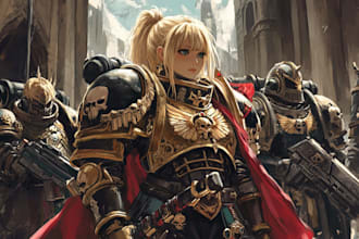 draw warhammer miniatures for your needs