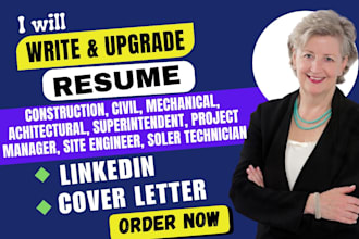 craft construction, civil, mechanical, architectural, superintendent resume