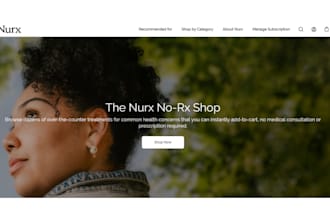 create luxury supplement website nootropics shopify store cannabis website