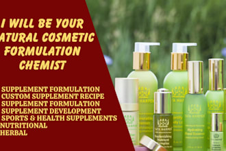 be your natural cosmetic formulation chemist