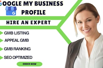 setup,reinstate google my business profile and do gmb profile verification