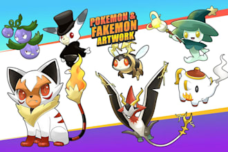 draw your amazing fakemon or pokemon