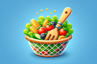 draw 2d game art props, objects, icons