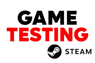 test and review your game on steam or android