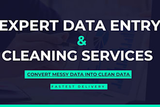 do data cleaning and formatting