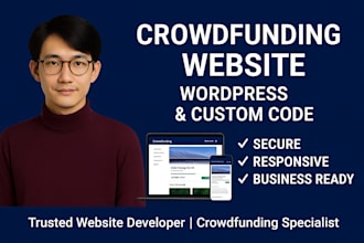 build your crowdfunding and bussines website