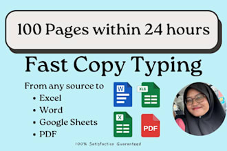 do fast typing job, retype scanned documents, typist