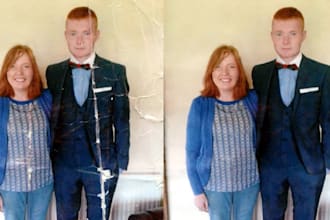 restore old photos, colorize old photo , picture restoration
