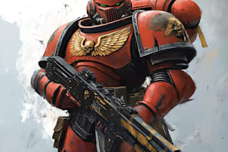 desing a complete fantasy or warhammer 40k