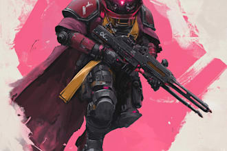 make dnd fantasy or warhammer 40k character