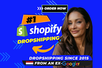 create a pro shopify dropshipping store with expert website design