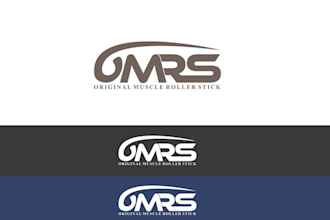 create cool muscle roller sticks logo