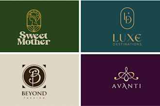 monogram tattoo urban streetwear clothing logo design