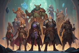 draw your dnd characters, fan art and more
