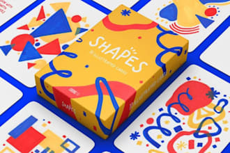 design a kids playing card game educational memory card flash card  card mockup