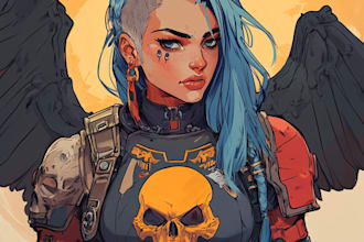do highquality creature artwork in the warhammer 40k style